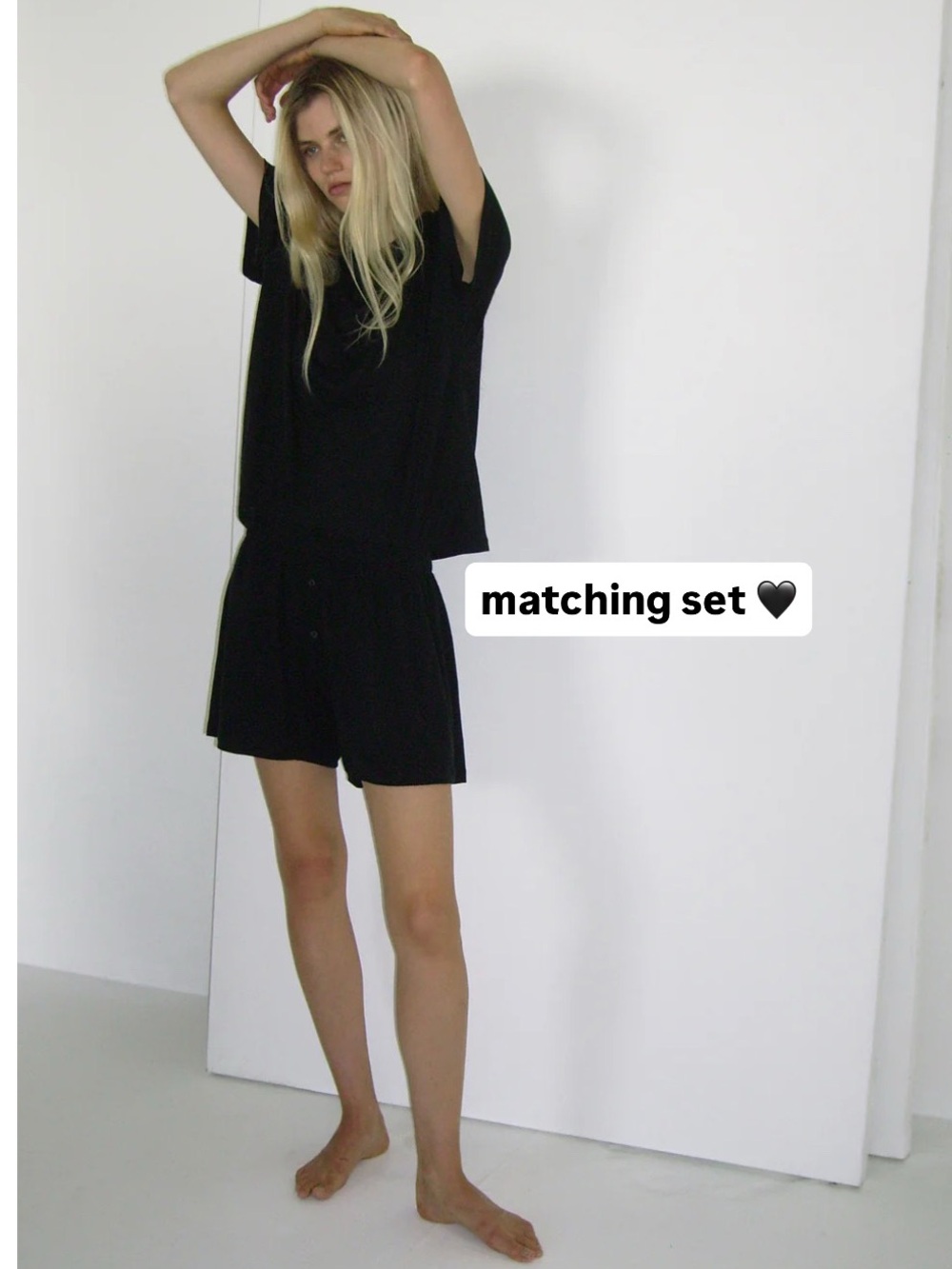 Deiji Studios Soft Short + Soft T Shirt Set